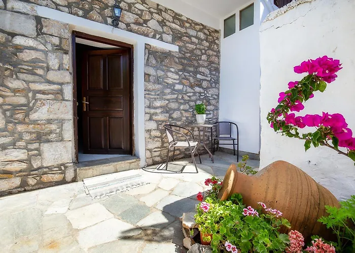 度假居 Cozy Traditional House In Thassos, Kallirachi